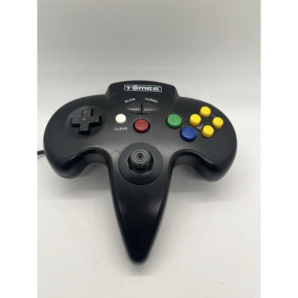 N64 - CONTROLLER FOR N64 (BLACK) TOMEE - Tested Works - Picture 1 of 7